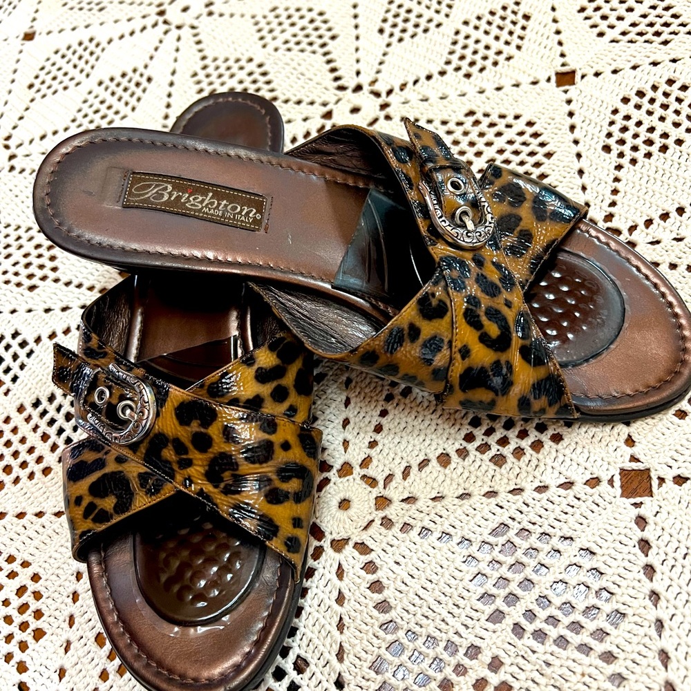 Brighton Animal Print Sandals